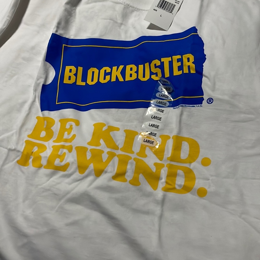 Blockbuster be kind rewind tshirt